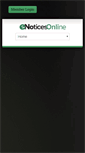 Mobile Screenshot of enoticesonline.com