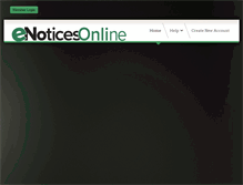 Tablet Screenshot of enoticesonline.com
